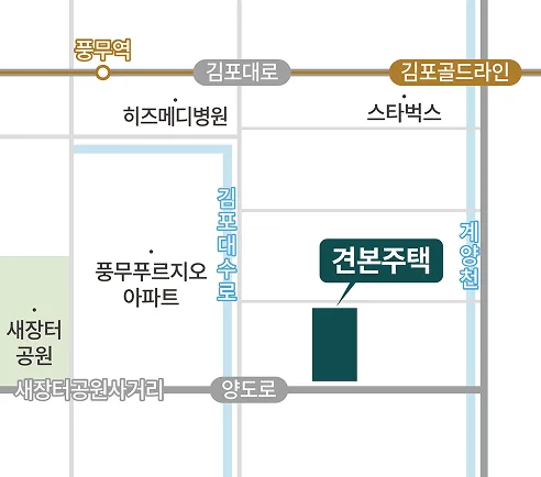 한강 푸르지오 리버프론트 견본주택·현장 약도